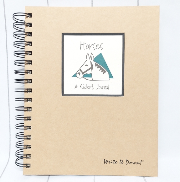Horses, A Rider's Spiral Journal Notebook - Picture 1 of 11